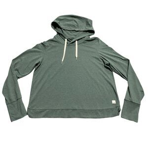 Vuori Green Hooded Pullover Sweatshirt